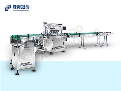 全自動(dòng)蜜蠟400g安士罐灌裝封罐線 